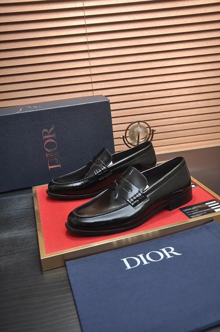 Men's shoes 💰580💶[Dior] (water-dyed cowhide lining) Dior original 1:1 high-quality factory, imported original materials, imported raw cowhide, water-dyed cowhide lining, original TPU outsole, code number: 39-44 (45 customized)